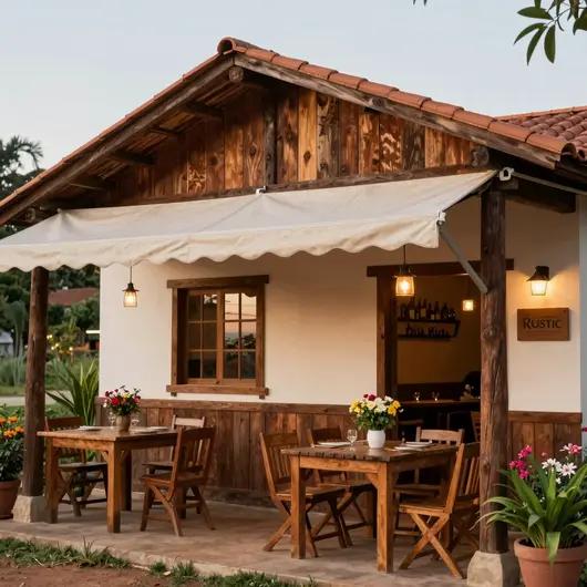 Descubra o Rustic restaurante