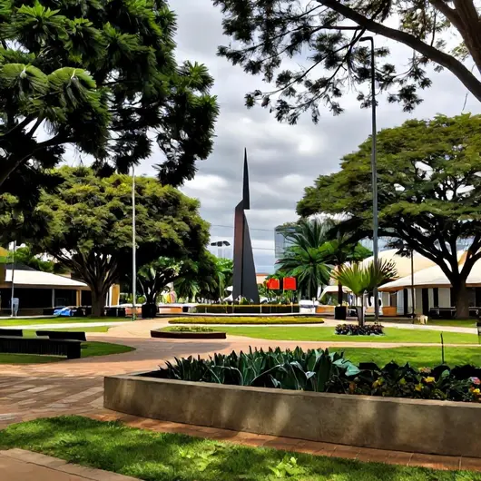 Explorando a Praça do Centro Cívico